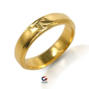 แหวนทองปลอกมีด เรียบง่าย ใส่ลุยได้ทุกโอกาส ทองคำ 14k